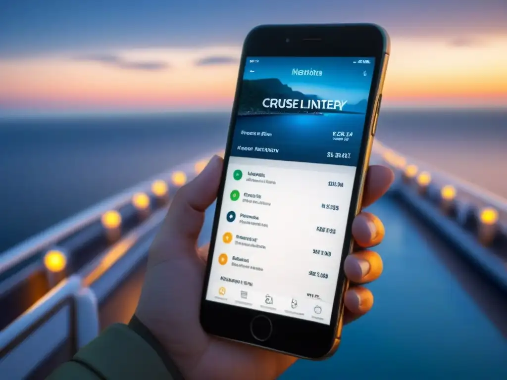 Una app para documentar cruceros con diseño elegante y moderno