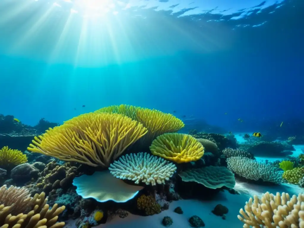 Arrecife de coral vibrante: conservación arrecifes coral cruceros