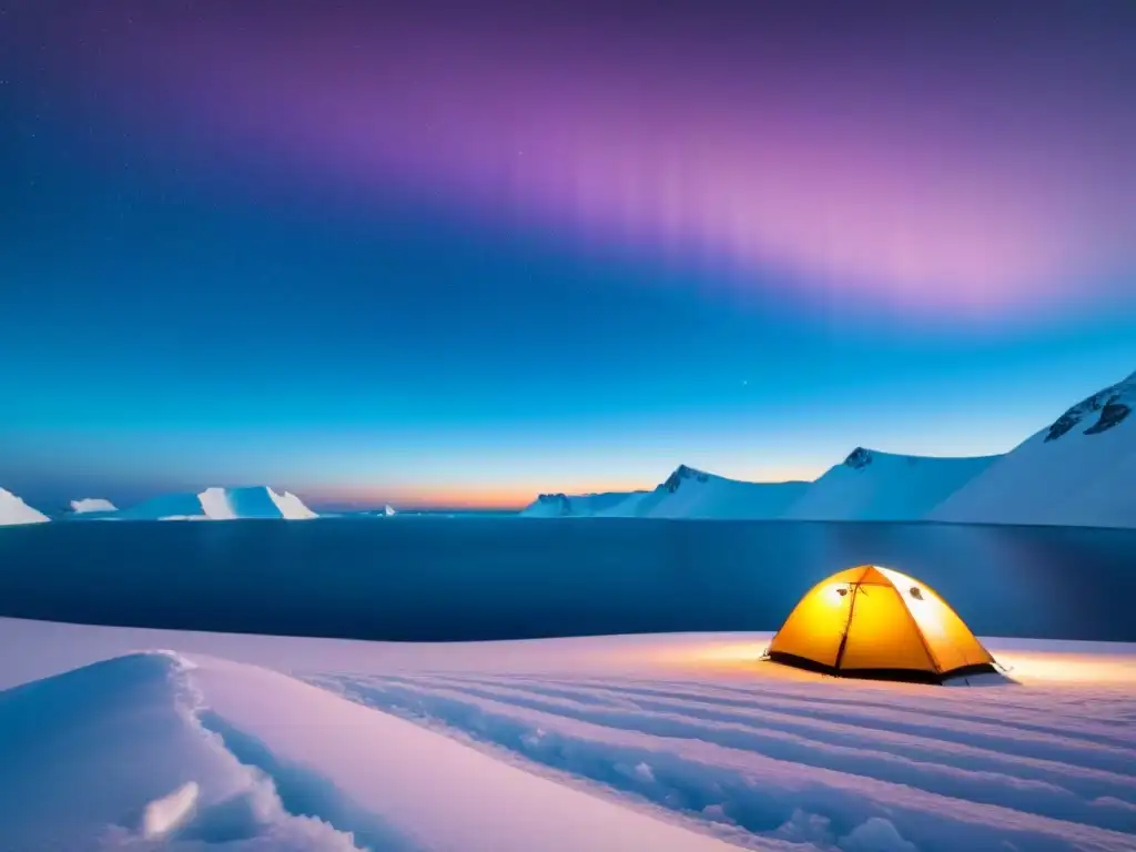 Un aventurero inspirado por las expediciones polares se embarca en la asombrosa noche ártica llena de estrellas