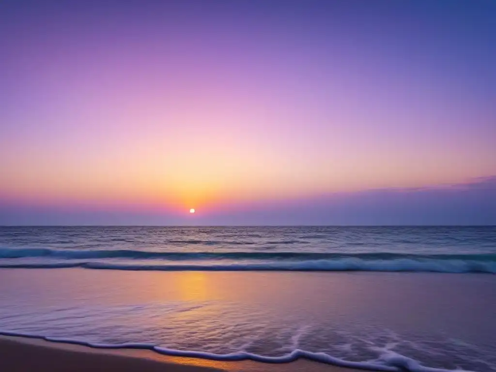 Beneficios cerebrales al mirar el mar marítimo al atardecer