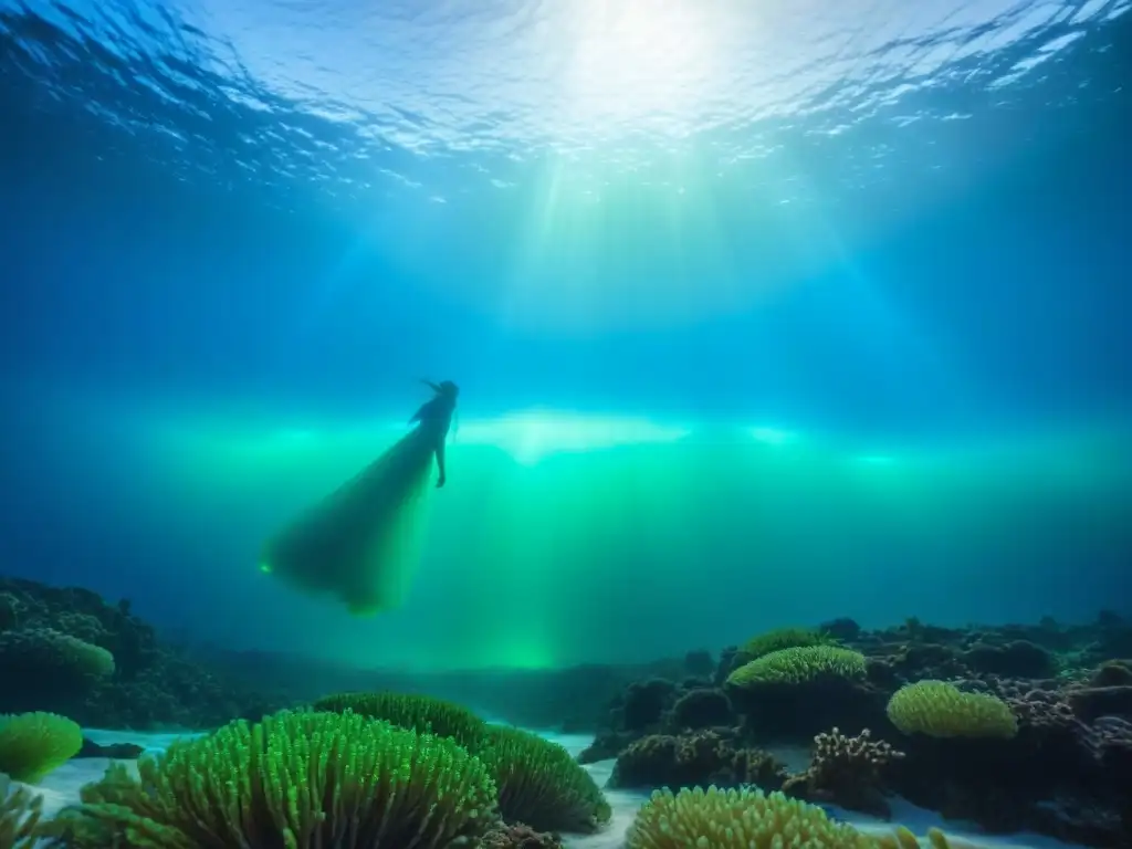 Fotografiando la bioluminiscencia marina en colores vibrantes bajo el mar oscuro