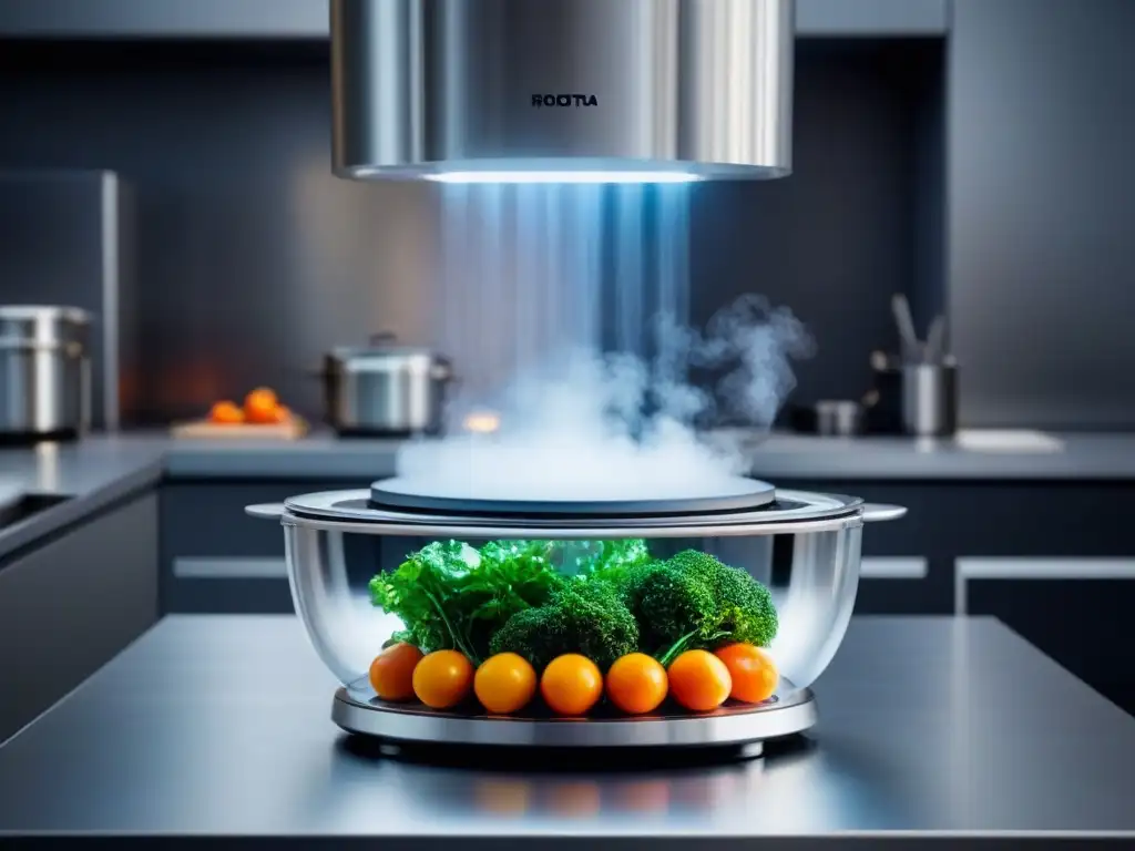 Preparación de comida en cocinas automatizadas con precisión maravillosa