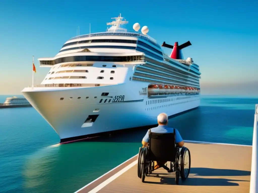 Un crucero accesible para discapacidades ofrece inclusividad en un puerto tranquilo