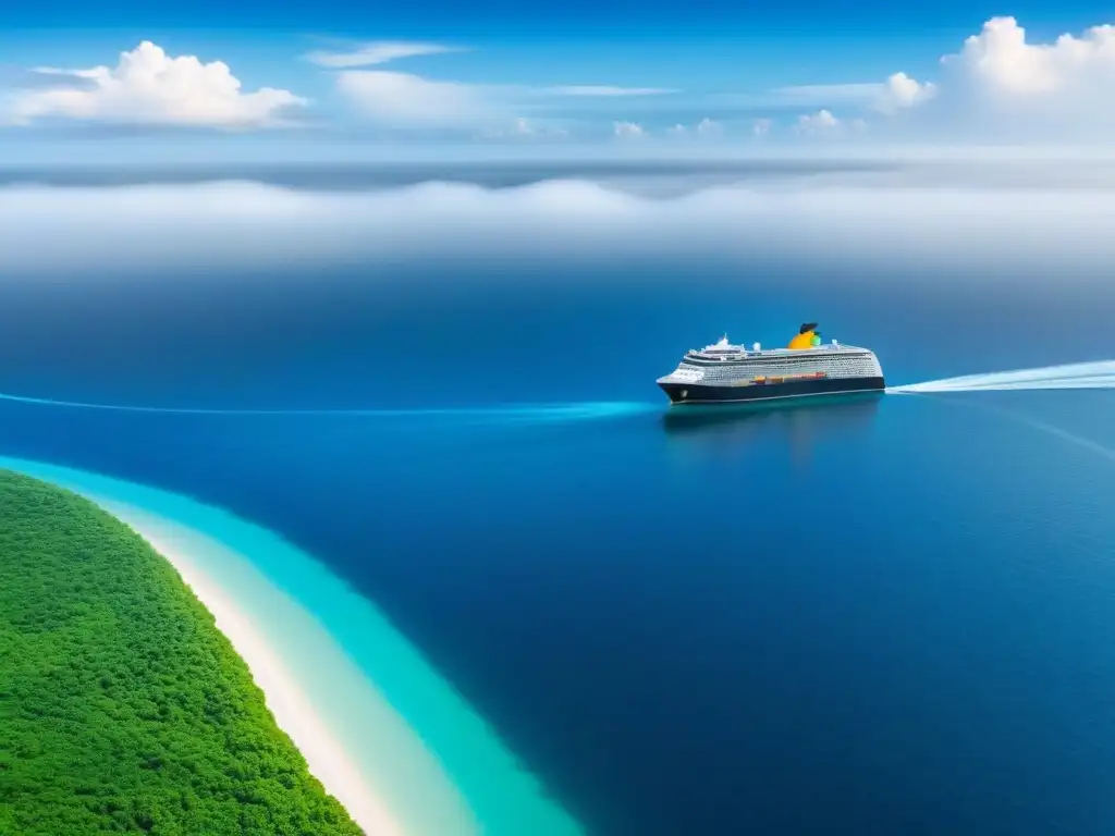 Un crucero eco-friendly navega entre energías renovables y naturaleza exuberante