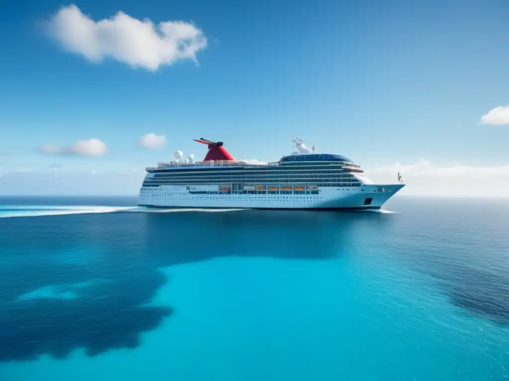 Un crucero ecológico transita aguas turquesas, rodeado de islas verdes