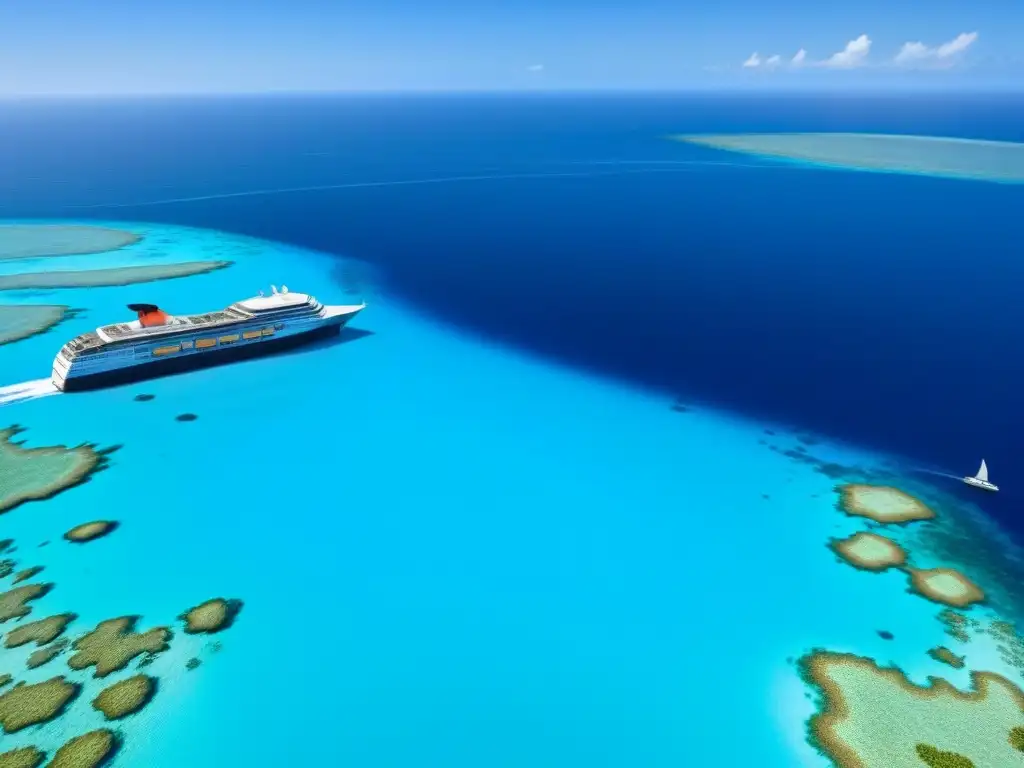 Un crucero ecológico: solución ambiental en aguas cristalinas con vida marina vibrante