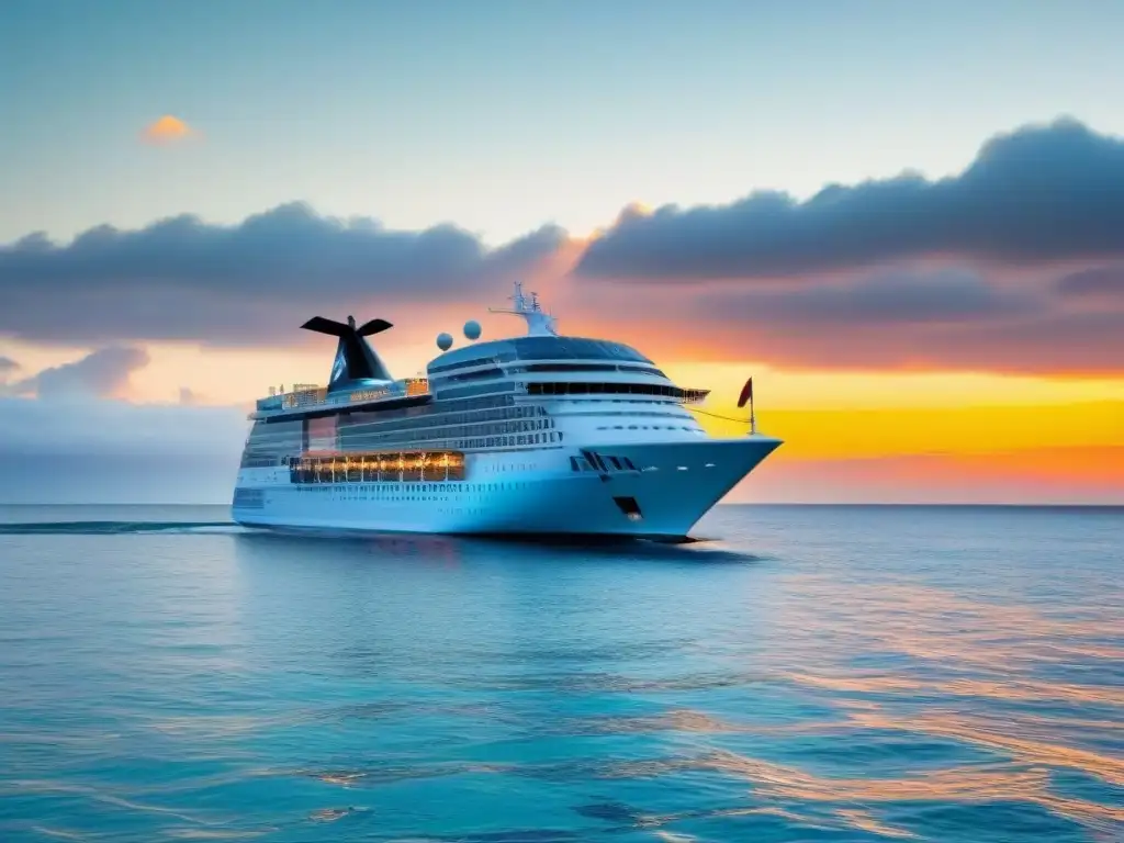 Un crucero ecológico navegando entre delfines y arrecifes de coral, demostrando su impacto positivo en el medio ambiente