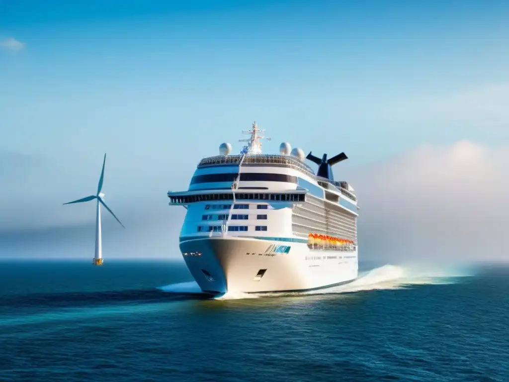 Un crucero ecológico con energía eólica en armonía con la naturaleza