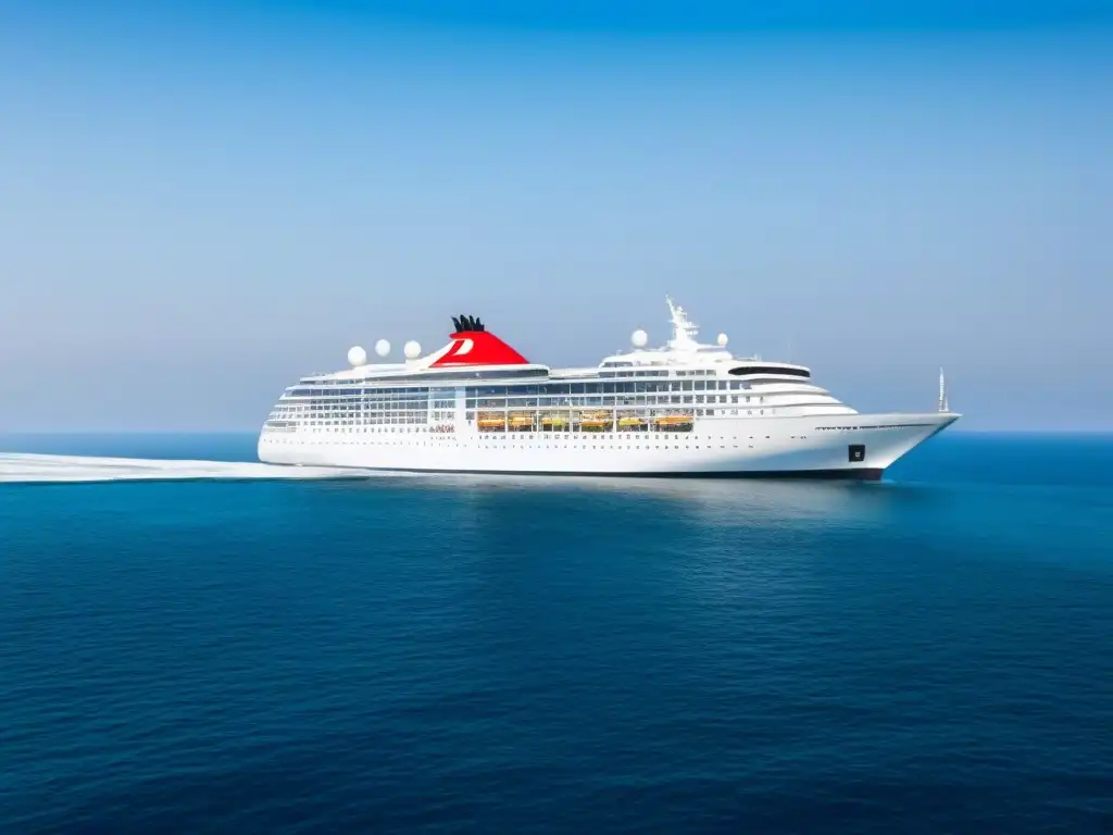 Un crucero de lujo en el Mar Negro, navegando con elegancia y sofisticación en aguas tranquilas