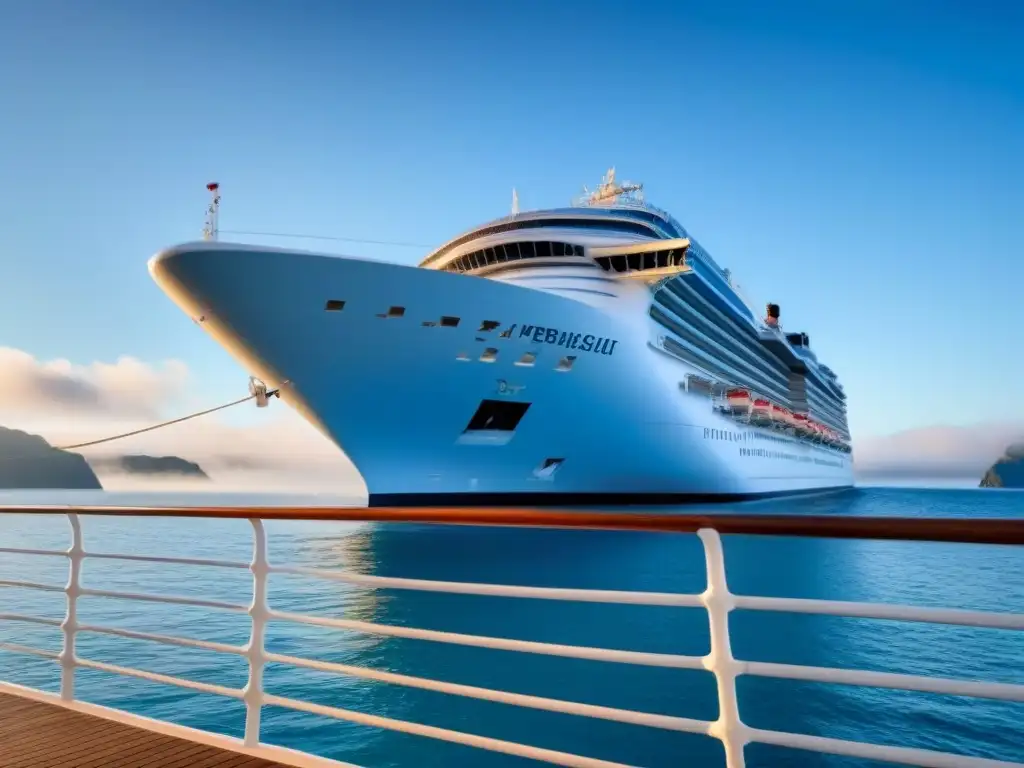 Un crucero perfecto: barco navegando tranquilo con mascarilla, seguridad y armonía