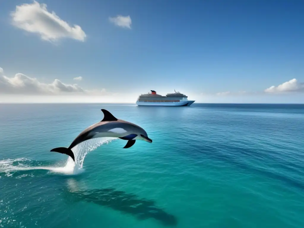 Un crucero sin plásticos de un solo uso, navegando en aguas cristalinas con delfines y gaviotas