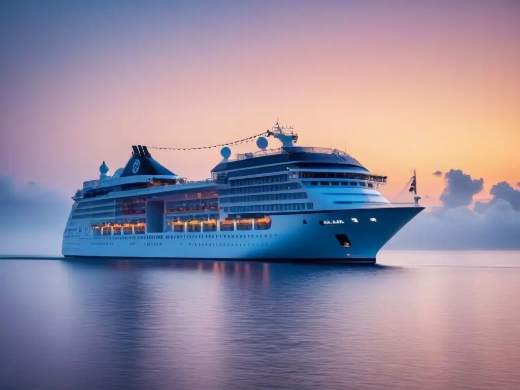 Un crucero romántico en San Valentín navegando en aguas cristalinas, iluminado por el sol al atardecer