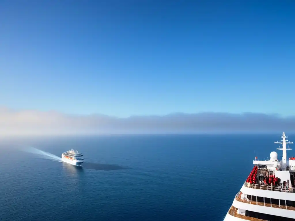 Entrenamiento de primeros auxilios marítimos cruceros en cubierta, transmitiendo seguridad y preparación en el entorno marítimo