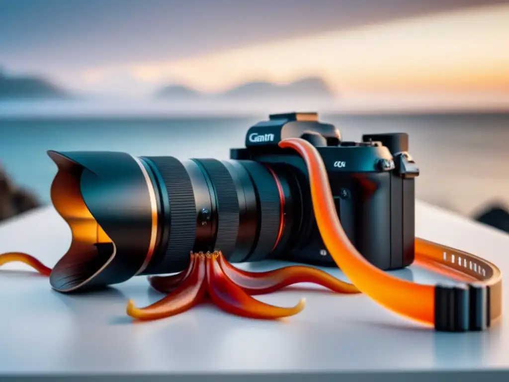 Equipo fotográfico de alta gama para Fotografiar Calamares Gigantes en Cruceros