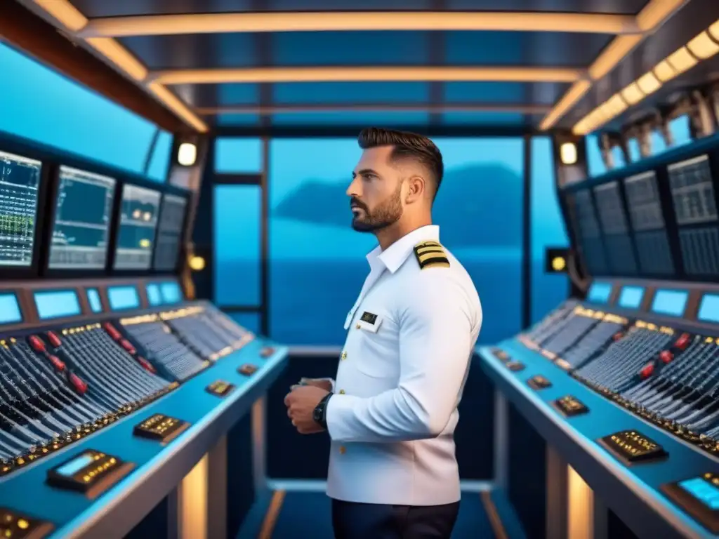 Equipo de ingenieros inspeccionando motores de crucero de lujo