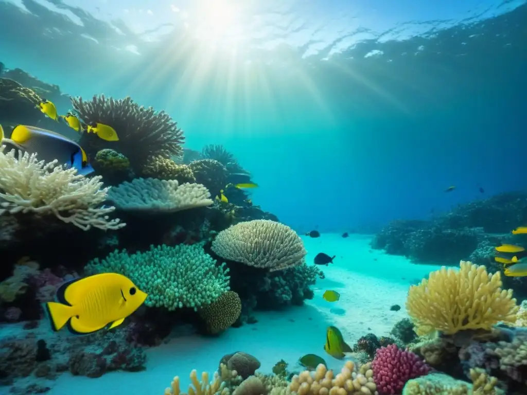 Excursiones ecológicas en turismo marítimo: Maravilloso arrecife de coral lleno de vida submarina