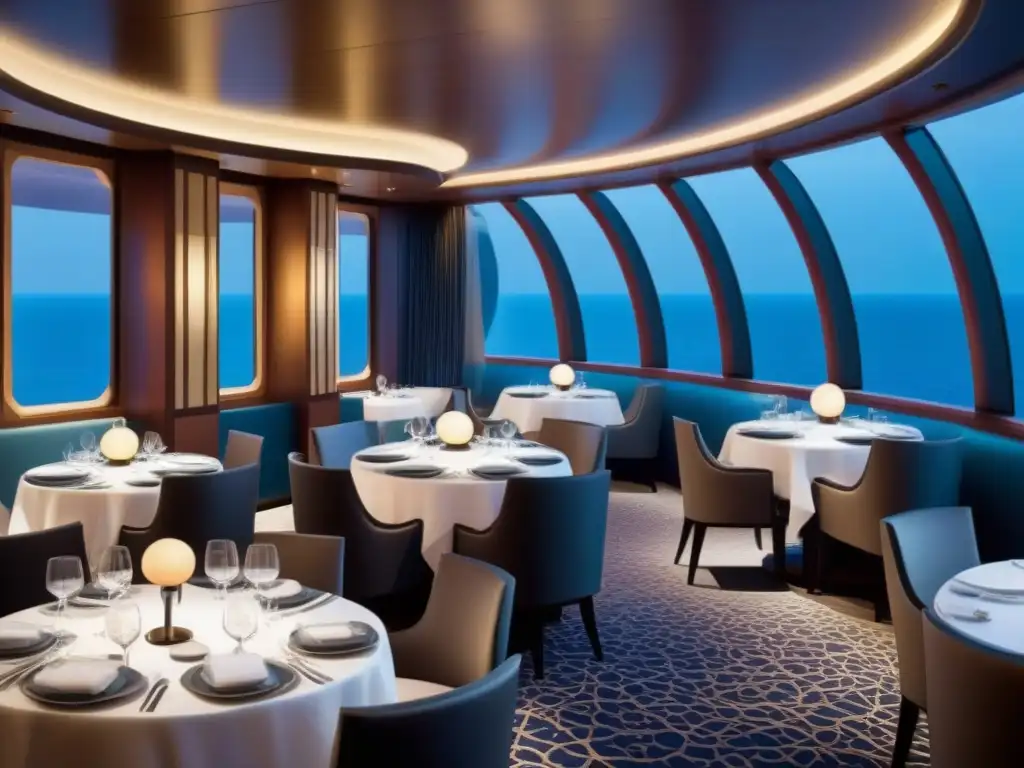 Una experiencia sensorial en un restaurante de fusión asiática en crucero de lujo