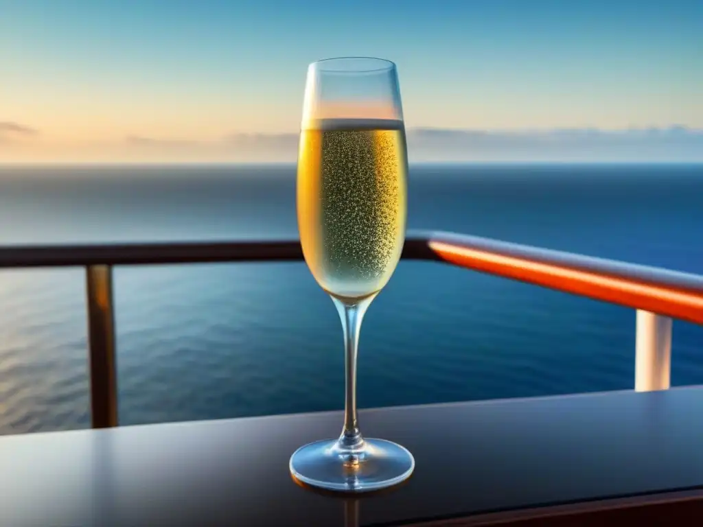 Experiencias champagne en cubierta de crucero: brillo y lujo en alta mar