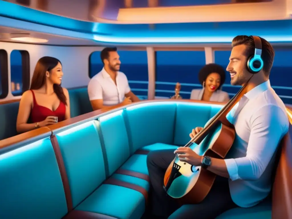 Experiencias musicales en crucero marítimo bajo las estrellas