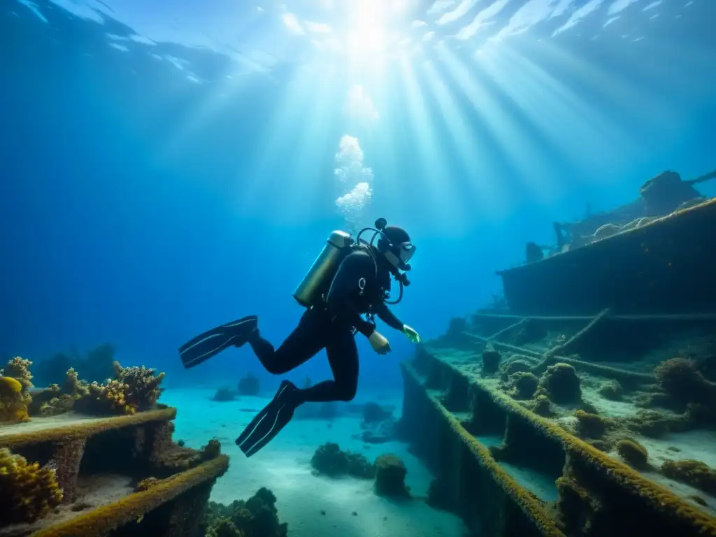 Exploración subacuática de naufragios históricos en aguas profundas