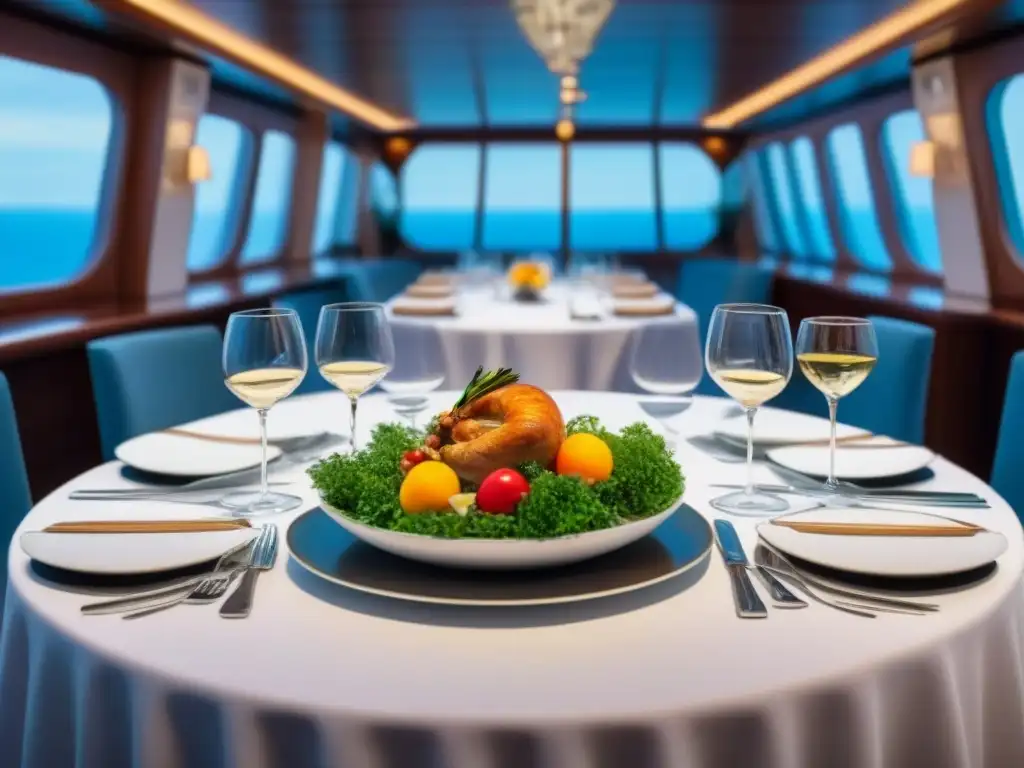 Un exquisito maridaje de vinos y comidas saludables en un lujoso crucero