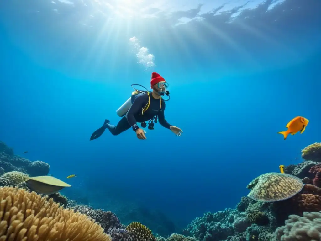 Jacques Cousteau explorando los secretos del océano con pasión y valentía