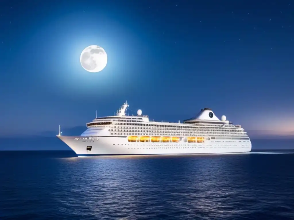 Experimenta la magia del buceo nocturno en cruceros marítimos bajo un cielo estrellado y la luz de la luna sobre el mar tranquilo