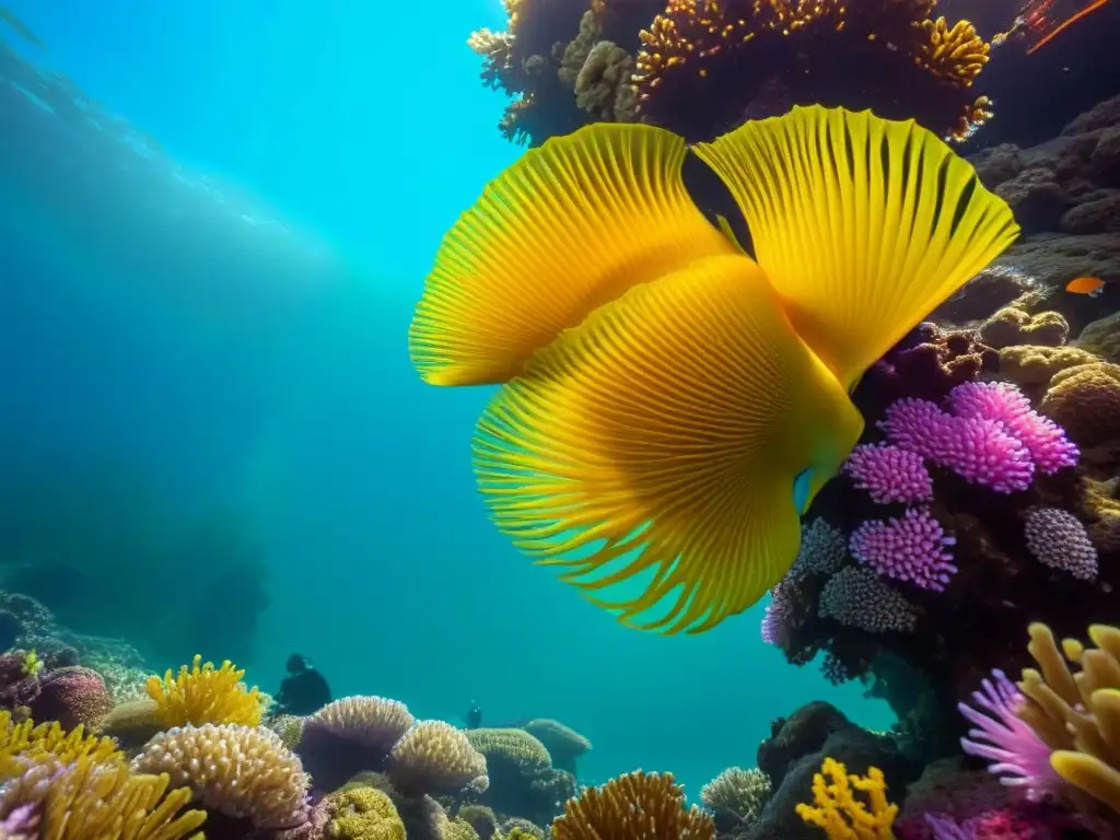 Maravillas submarinas en vibrante arrecife de coral, perfecto para destinos buceo principiantes