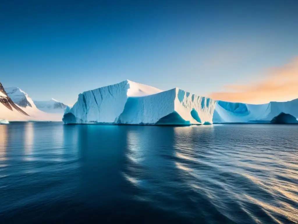 Fotografiando paisajes polares marinos: la majestuosa serenidad del glaciar y el mar gélido