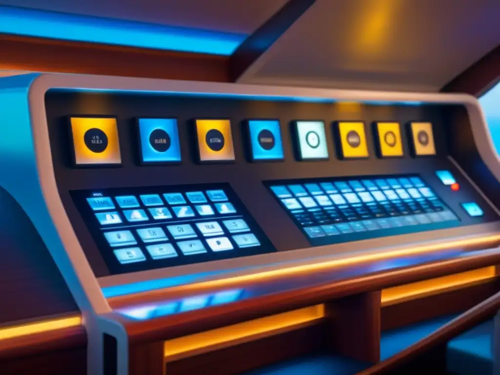 Panel de control de audio de lujo en crucero, con diseño moderno y elegante