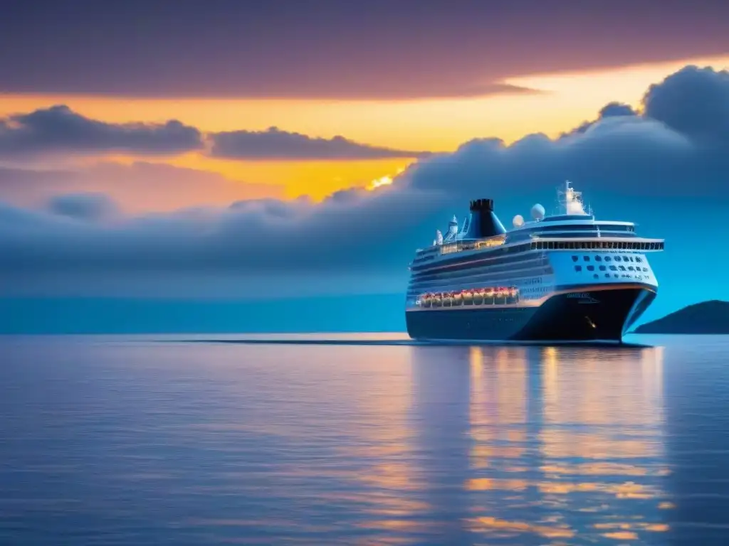 Crucero de lujo al atardecer: pesca en aguas cristalinas Pesca deportiva en cruceros de lujo en aguas cristalinas al atardecer