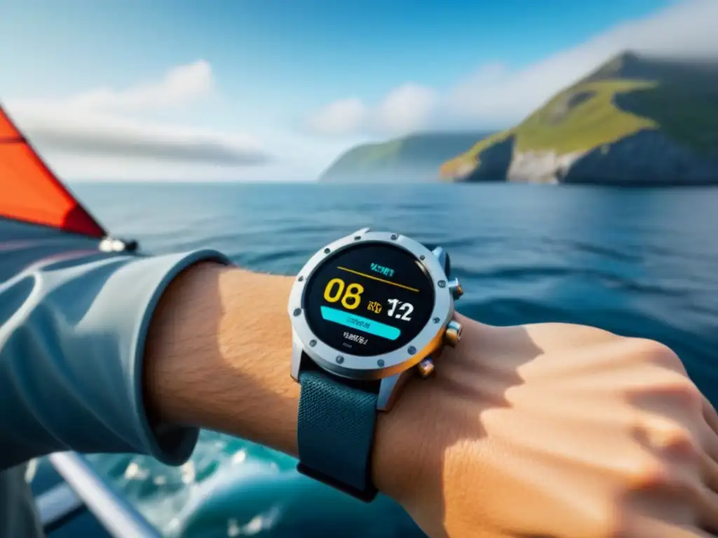 Reloj inteligente resistente al agua con pantalla digital, ideal para exploradores marítimos