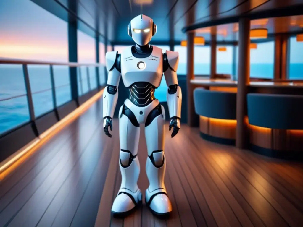 Robot de limpieza en crucero, revolucionando la higiene con tecnología avanzada