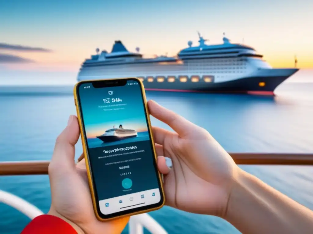 Teléfono elegante realiza pago sin contacto en crucero, reflejando simplicidad y elegancia