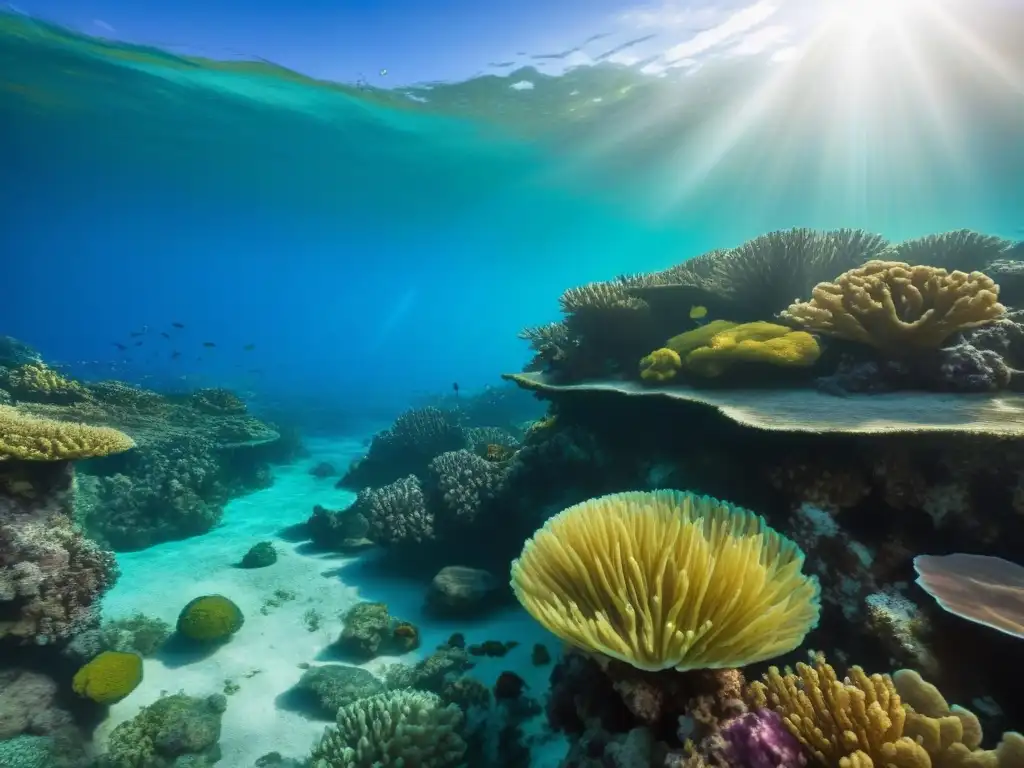 Turistas maravillados observan un vibrante arrecife de coral, promoviendo proyectos conservación coral comunidades costeras