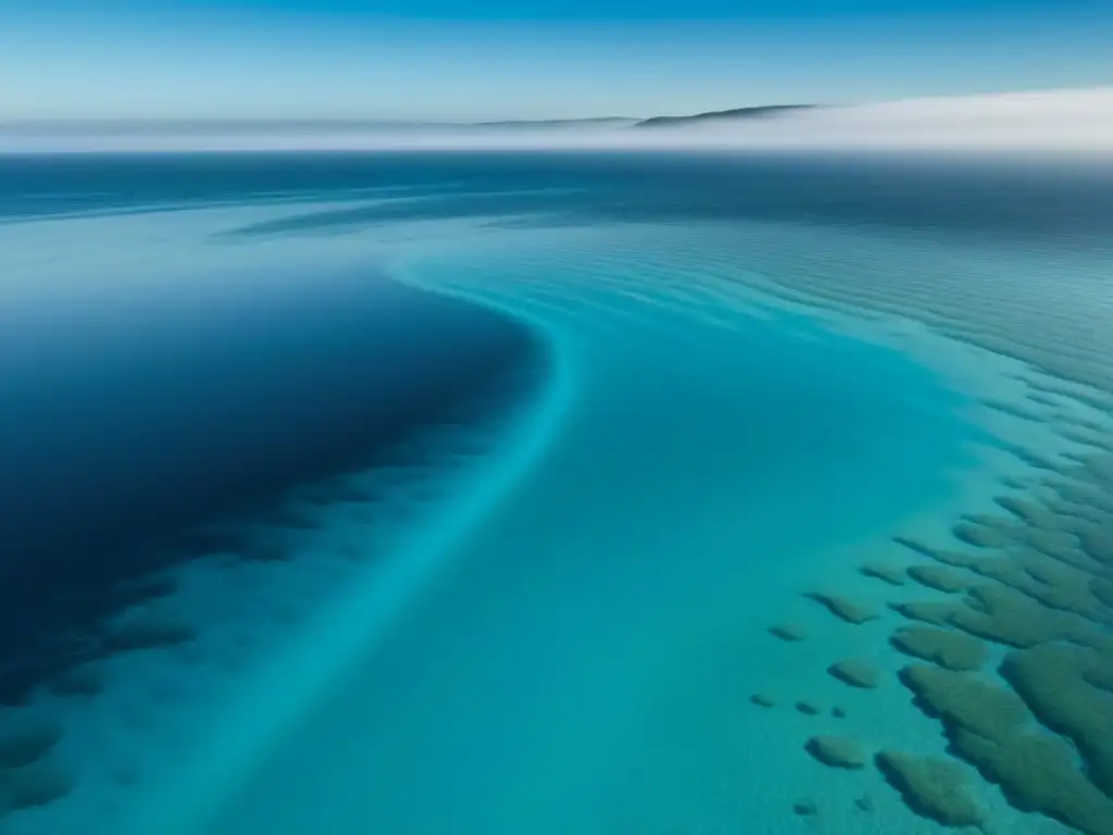 Variedades de azules en el agua del mar, según ubicación