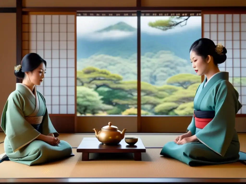 Viaje sensorial a Japón: ceremonia del té con kimono