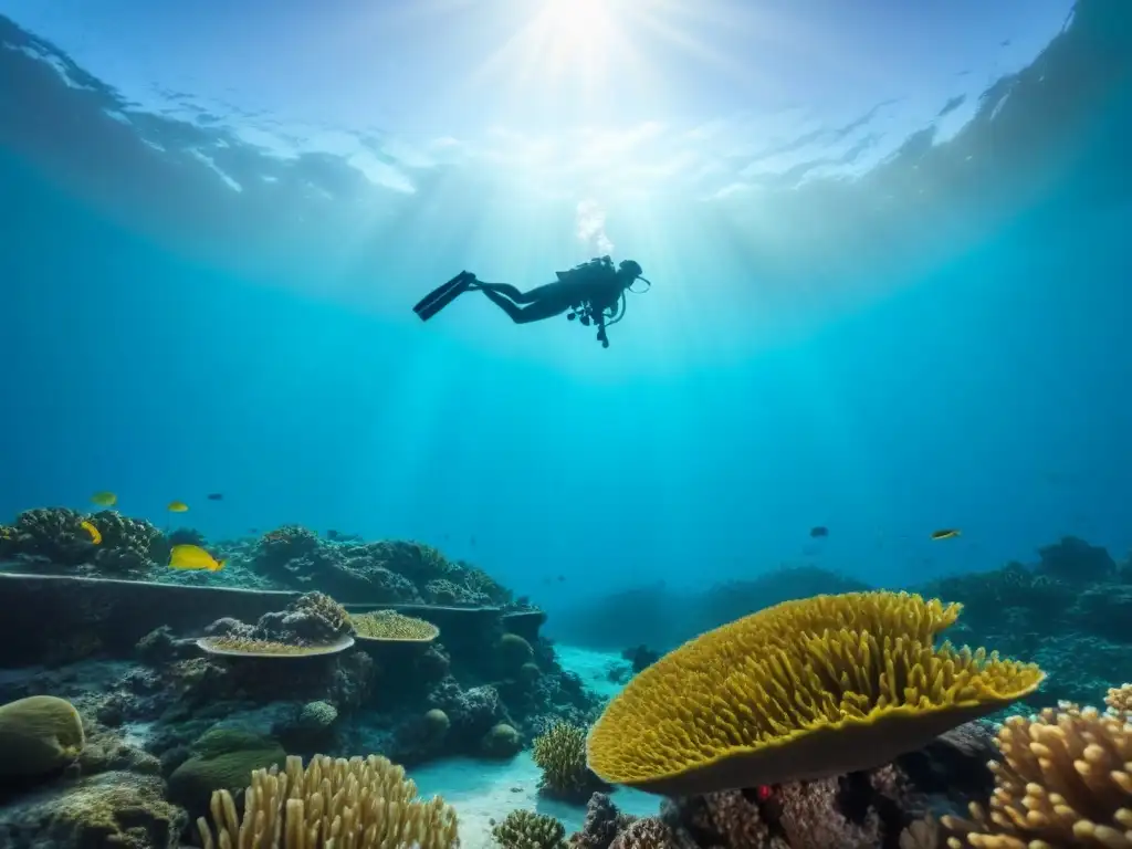 Un vibrante arrecife de coral, peces coloridos y plantas marinas dan vida a la conservación marina en sitios UNESCO