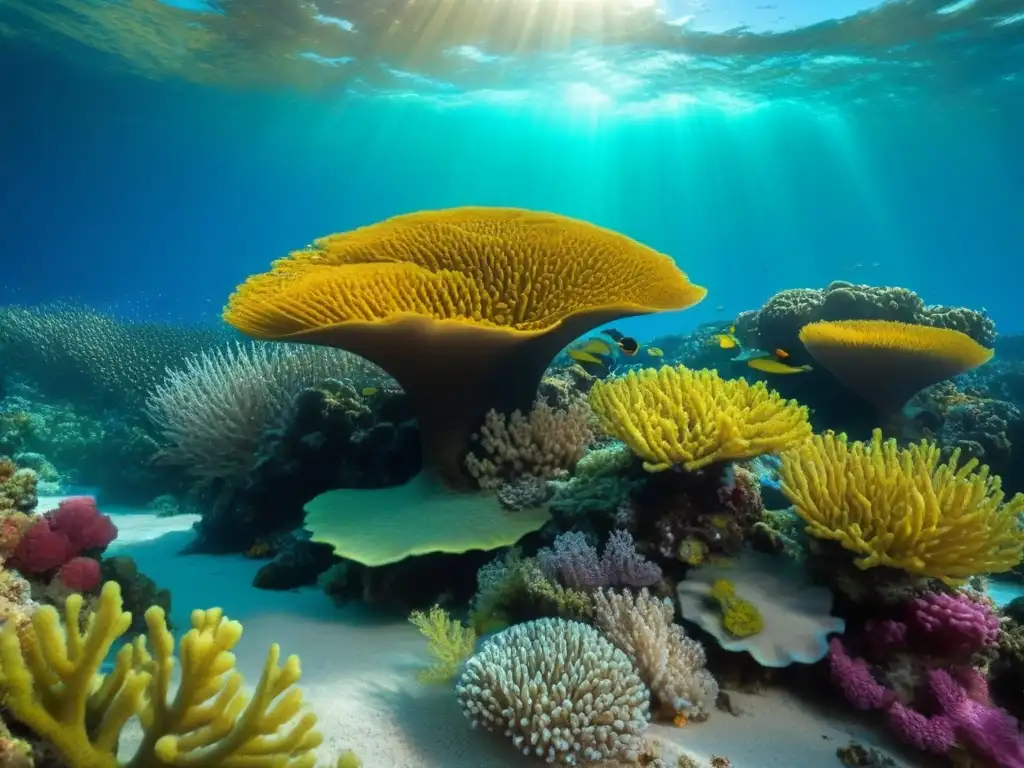 Explorando el vibrante hábitat marino: fotografiando fauna marina hábitat en arrecife de coral